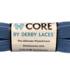 Denim Blue - 108 inch (274 cm) CORE Shoelace by Derby Laces (NARROW 6MM WIDE LACE)