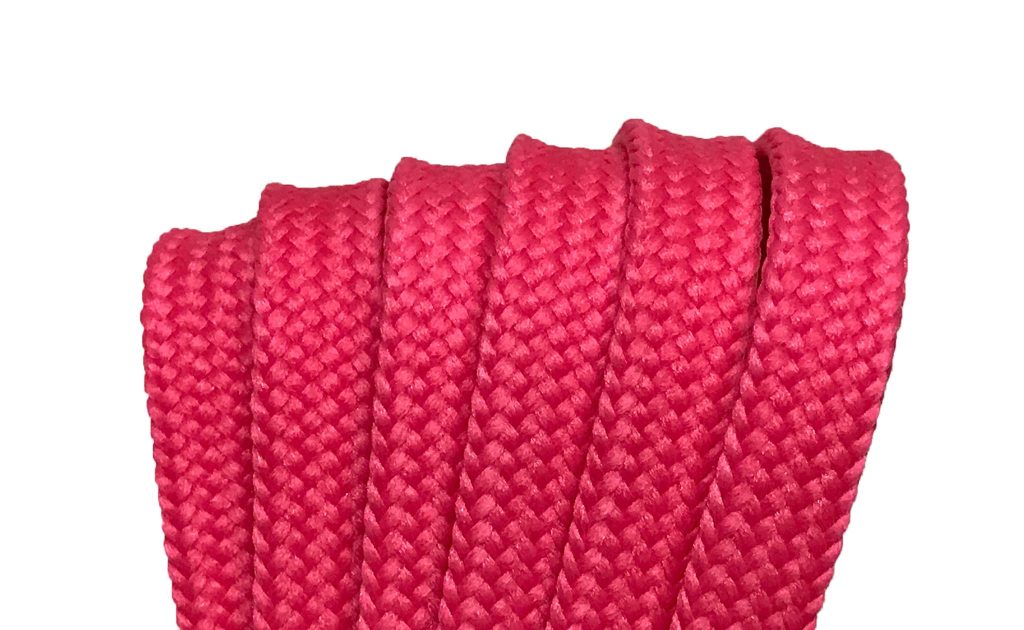 Hot Pink 120 inch (305 cm) CORE Shoelace by Derby Laces (NARROW 6MM ...