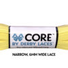 Lemon Yellow - 120 inch (305 cm) CORE Shoelace by Derby Laces (NARROW 6MM WIDE LACE)