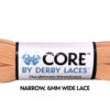 Peach - 60 inch (152 cm) CORE Shoelace by Derby Laces (NARROW 6MM WIDE LACE)