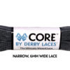 Slate Gray - 60 inch (152 cm) CORE Shoelace by Derby Laces (NARROW 6MM WIDE LACE)