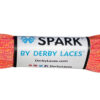 Orange Creamsicle 72 inch (183 cm) SPARK by Derby Laces Metallic Roller Derby Skate Lace