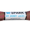 Sour Cherry 72 inch (183 cm) SPARK by Derby Laces Metallic Roller Derby Skate Lace