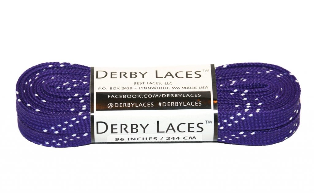 Rainbow - 120 Inch (305 Cm) Derby Laces Waxed Roller Derby Skate Lace