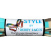 Winter Block - 120 inch (305 cm) STYLE Waxed Shoe and Skate Lace by Derby Laces